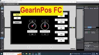 Sysmac Studio Gear In Pos FC #plc #motioncontrol