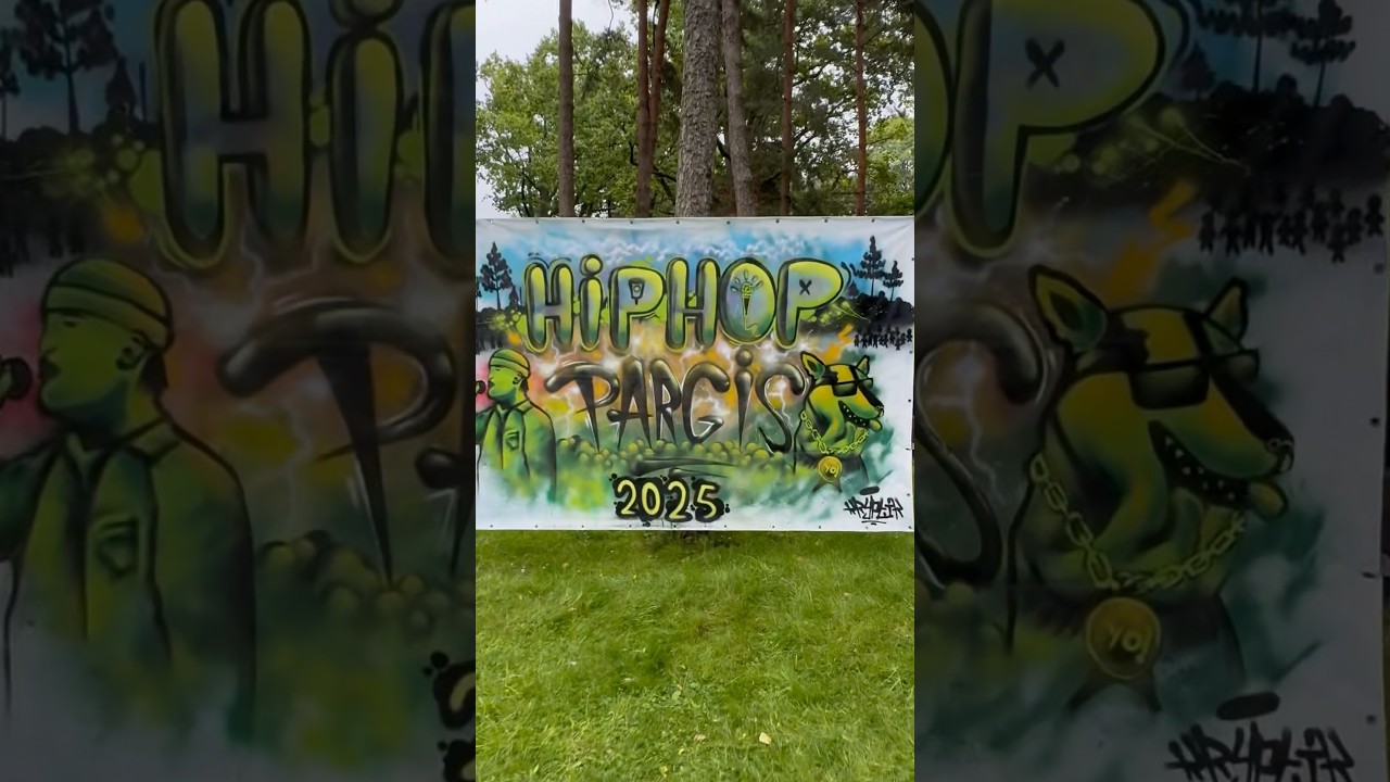 Hip Hop + Graffiti Festival in Estonia 🎤🎨 | Street Culture at Night