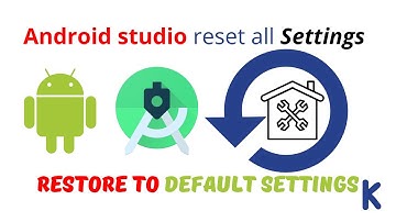 How to reset android studio settings | android studio settings reset or restore default.