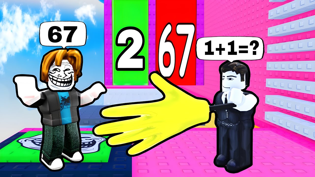 Смешные моменты из Roblox Math Tower (Slap Tower), эпизод №2