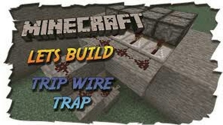 ✔How To Make A Trip Wire Trap In Minecraft PE !?