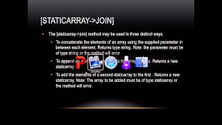 Lasso Programming: [staticarray→join]