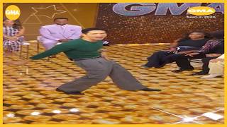 Harry Shum Jr. shows off his moves ahead of Dancing with the Stars