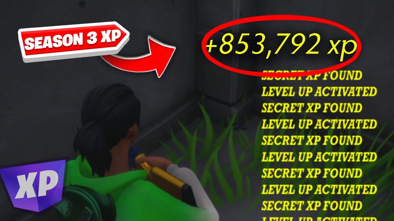 FORTNITE XP GLITCH (FASTEST WAY TO LEVEL 100 SEASON 3)