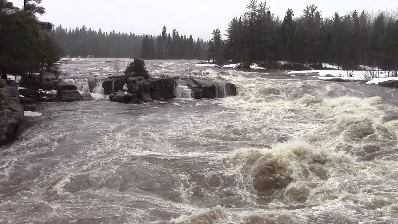 Pabineau Falls, NB, Canada, April 29 2015. YouTube