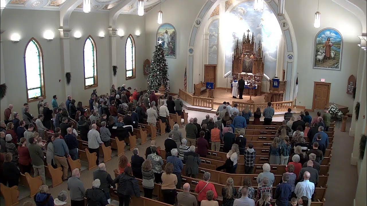 Sunday Worship St. Paul Lutheran, Bonduel, WI December 18, 2022
