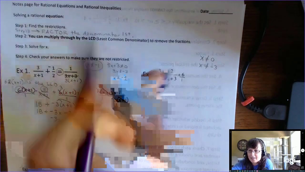 Solving Rational Equations - YouTube