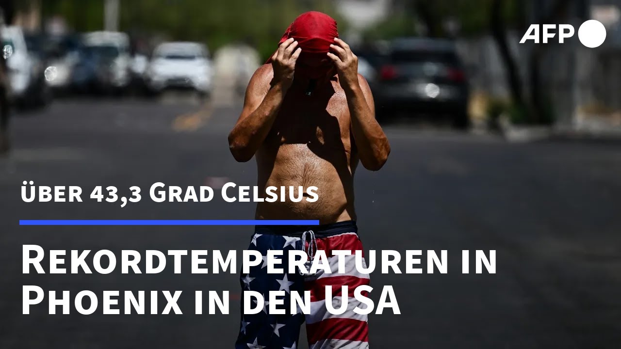 Rekordtemperaturen in Phoenix in den USA | AFP