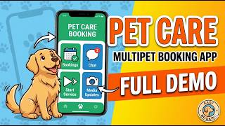 PetCare Multi-Booking App Demo | Full Flow, Payments, Chat &amp; Reviews