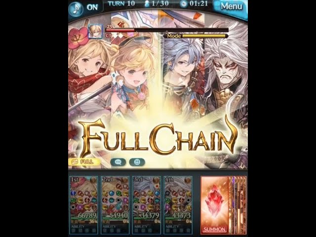 グラブル 土モニカ 毎ターンフルチェイン フルオート Valentine Monika Full Chain Every Turn Full Auto Gbf Youtube
