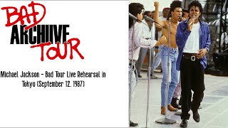 Michael Jackson Bad Tour Rehearsal in Tokyo (September 12, 1987)