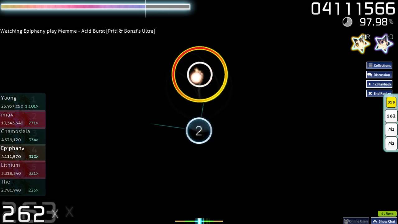 Acid Burst + HDHR PASS 2x 300+ combo
