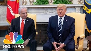 President Donald Trump Previews Mideast Peace Plan As Netanyahu Arrives At White House | NBC News