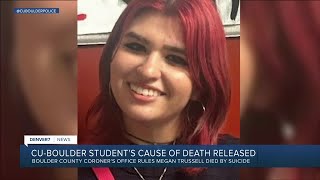 Megan Trussell's cause of death released by Boulder County Coroner's Office