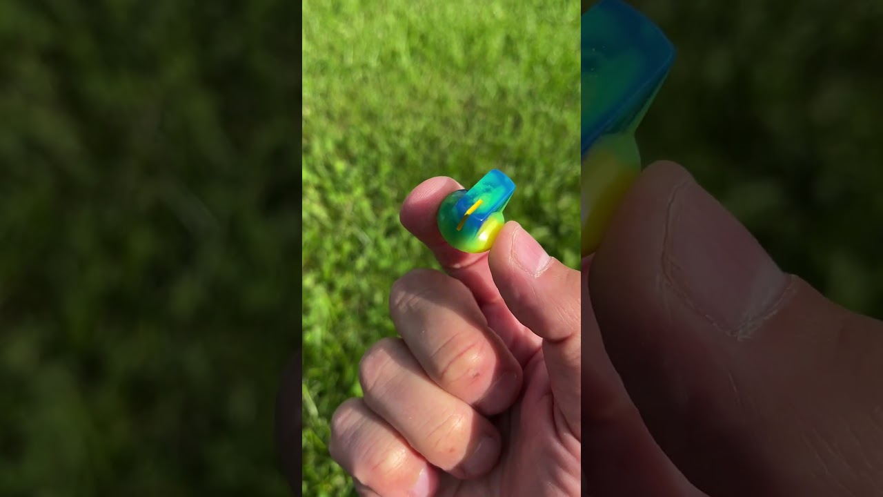 🔥Amazing knobs - Blue neon / Yellow knob - Guitar Pedal etc - Sweden Knobs