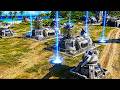 USA HighTech + ION Cannon vs 3 USA - Command & Conquer Generals Operation Firestorm