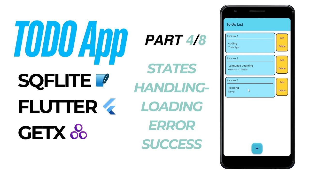 How to Handle States in Flutter [ Loading-Error-Success ] Part 4/8 ...