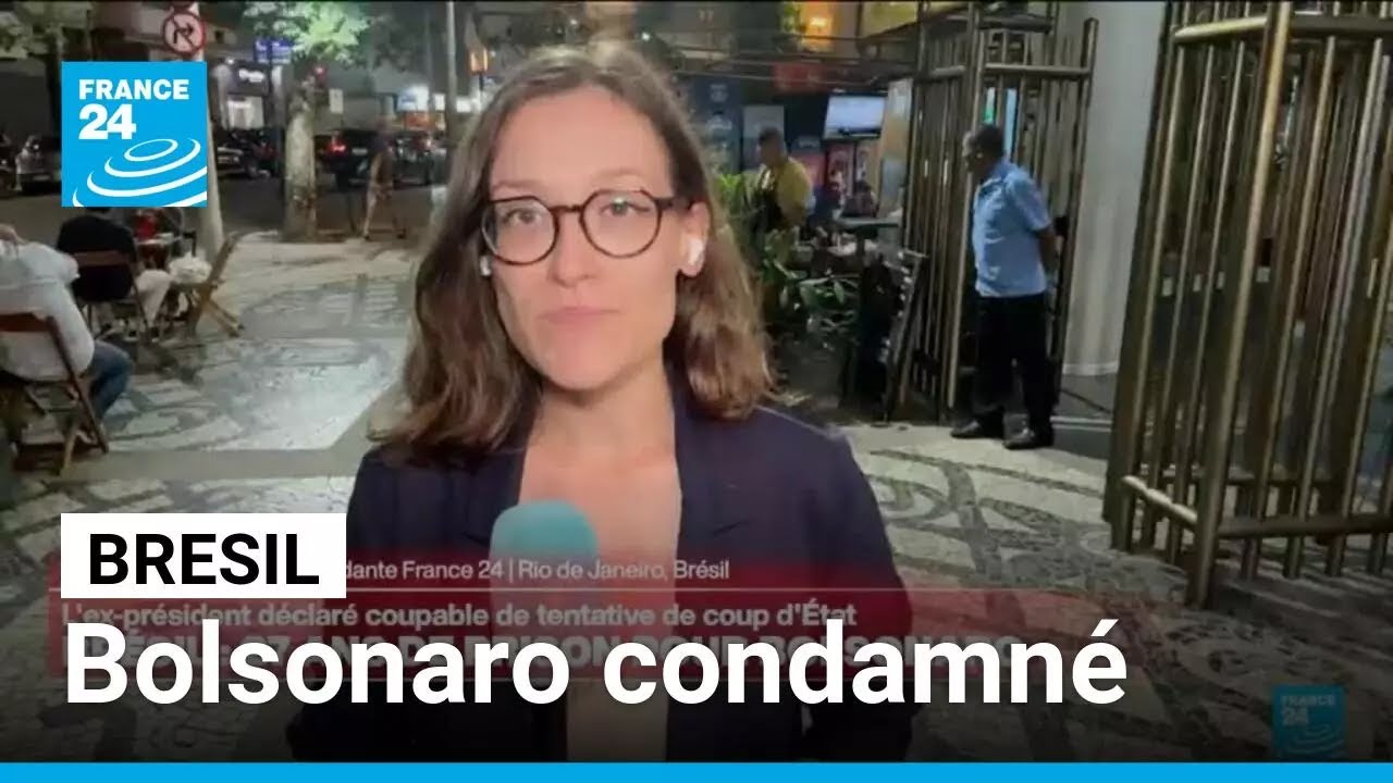 Jair Bolsonaro condamné à 27 ans de prison au terme d'un procès historique • FRANCE 24