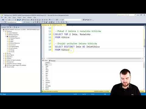 Unikalne wartości i aliasy - ćwiczenia SQL | Unique values ​​and aliases - SQL exercises