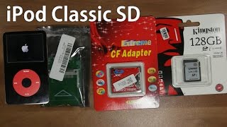 How to replace iPod Classic Hard Drive to SD Card