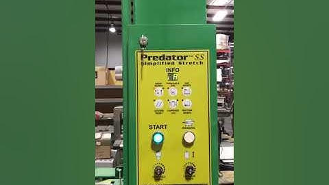 Sigma Equipment Used Highlight Predator SS Semi-Automatic Low Profile Stretch Wrapper E14356