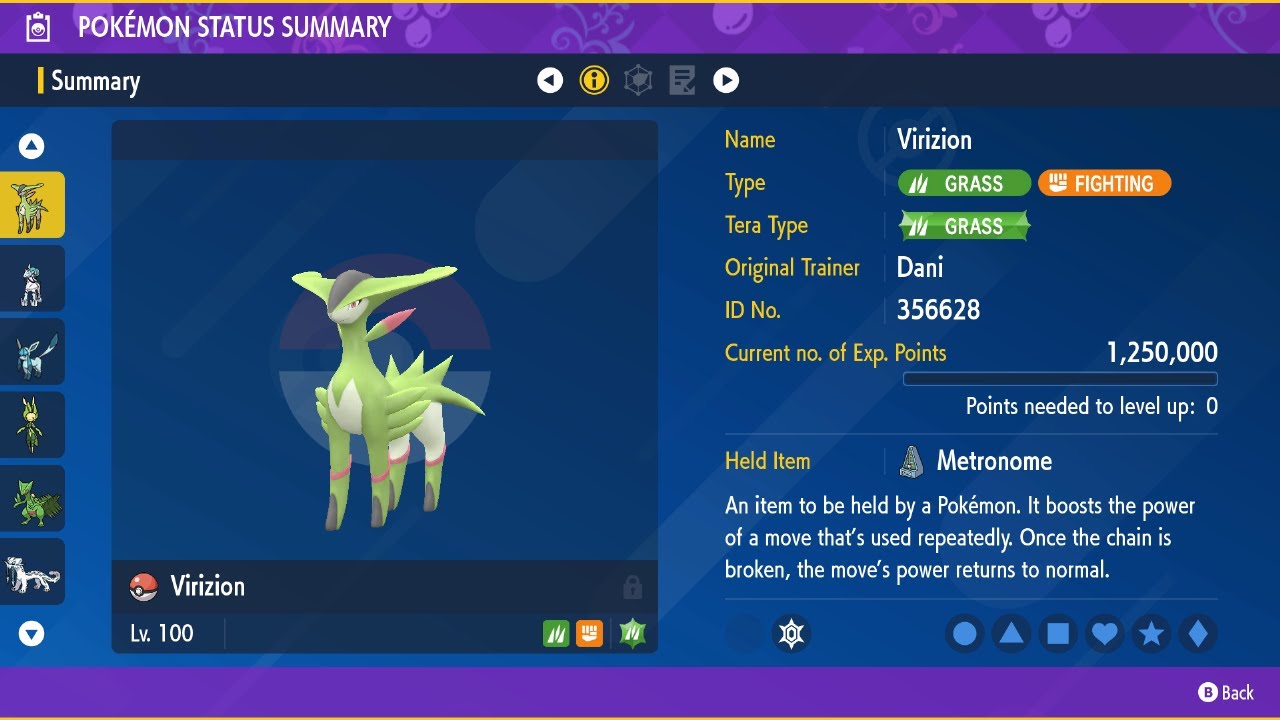 Virizion - Solo - 7 Star Torterra Raid - Pokemon Scarlet/Violet