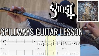 Ghost – Spillways Full PoV Guitar Lesson With Tab | NEW SONG 2022 Resimi