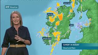 Irish Weather Forecast 15 August 2022 | Nine O'Clock Weather