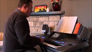 Video thumbnail of "Cherie - Eddy Wally on Yamaha keyboard Tyros 5"