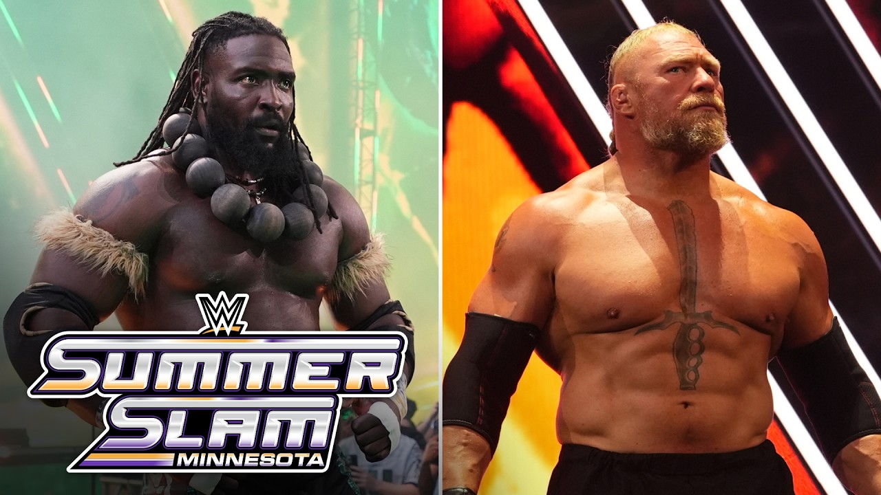 Oba Femi and Brock Lesnar make their entrances ready to enter hell: SummerSlam 2026 highlights
