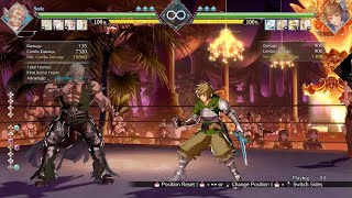 Soriz 7K Anti-Air Combo - Granblue Fantasy Versus Rising