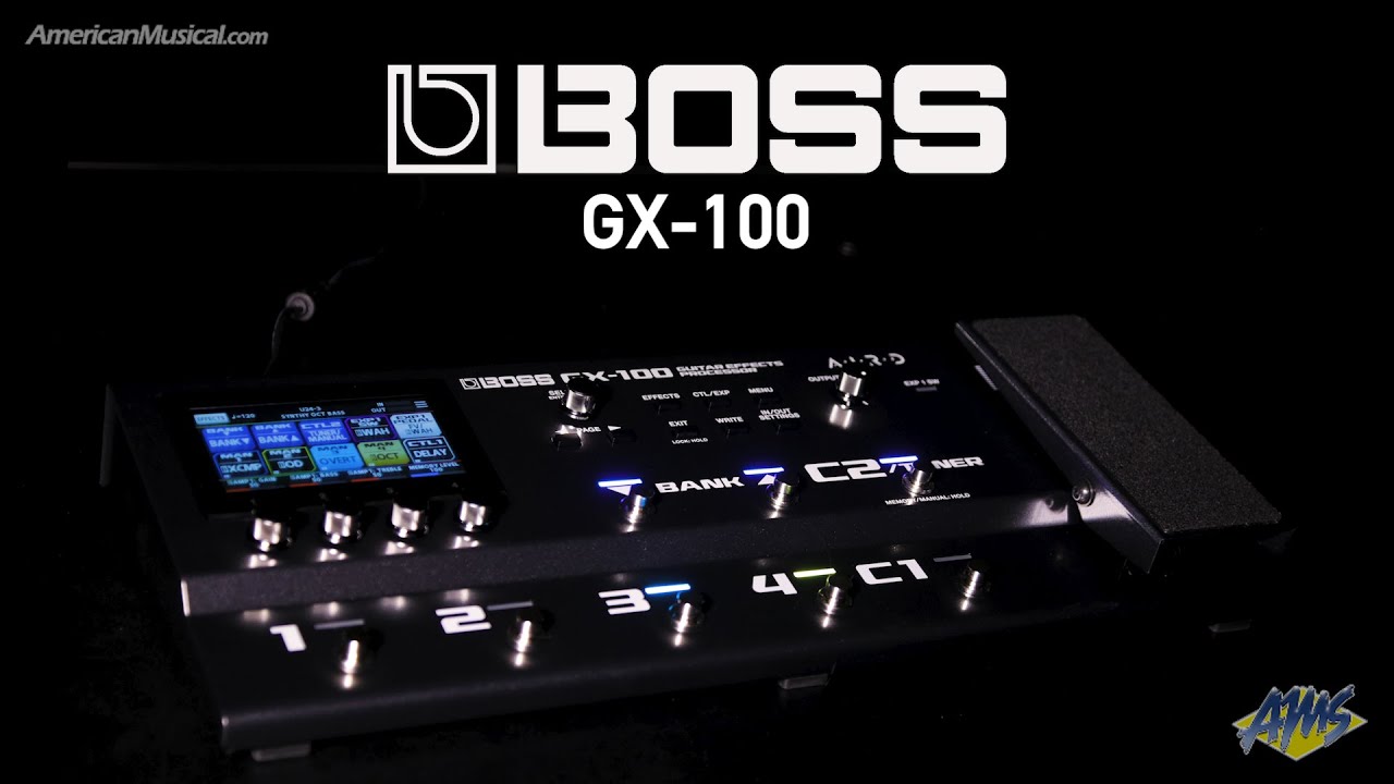 Boss GX-100 Guitar Multi Effects Processor | American Musical Supply
