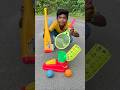 1 Bat &amp; 3 Balls Unbreakable Automatic  Pitcher Game set &amp; tennis Racket