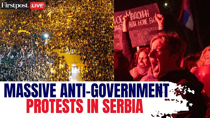 Serbia Protests LIVE: Students Stage Anti-government Protests In Front of Public Broadcaster | N18G