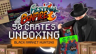CRAZY LUCKY 50+ BONFIRE FESTIVAL CRATE UNBOXING | WYNNCRAFT 2024