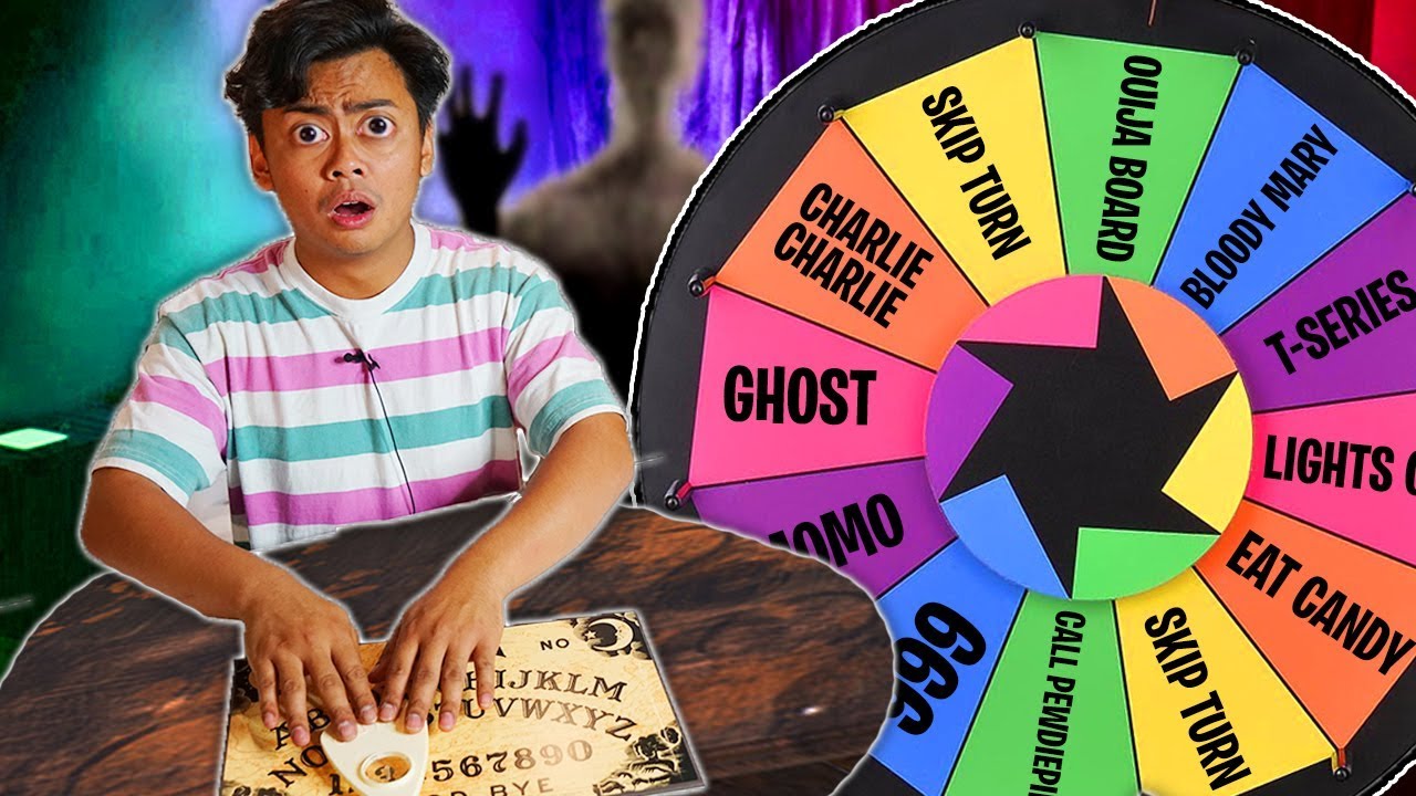 Don't Spin The Scary Mystery Wheel Game at 3AM! YouTube