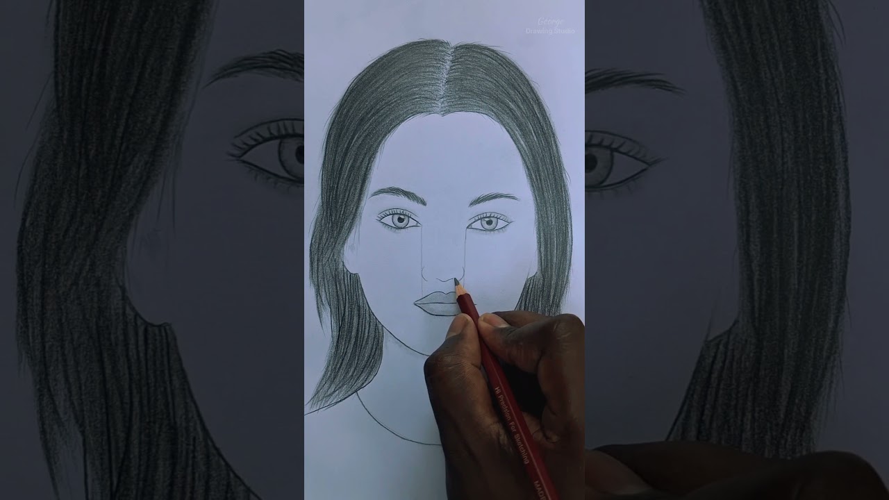 How to draw nose | So easy nose drawing method | Easy nose drawing | 