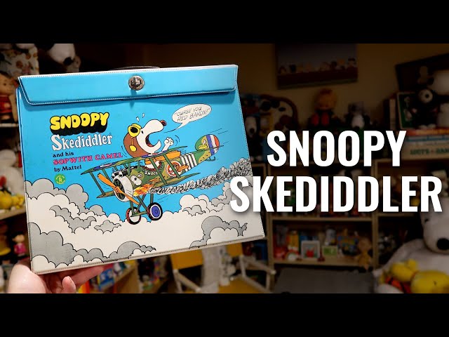 Snoopy Skediddler and his Sopwith Camel Playset by Mattel - Snoopy