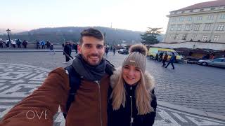 A Whole New World - Mena Massoud & Naomi Scott (4K Christmas Prague 2020 Couple Travel Lyrics Clip)