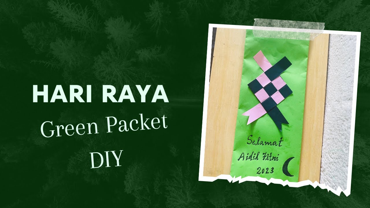 DIY Hari Raya Ketupat/Hari Raya Green Packet/2023 - YouTube