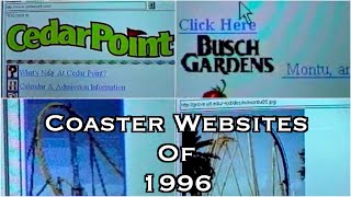 Amusement Park Websites of 1996