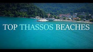 Top Thassos Beaches Greece 4k View Drone!!!
