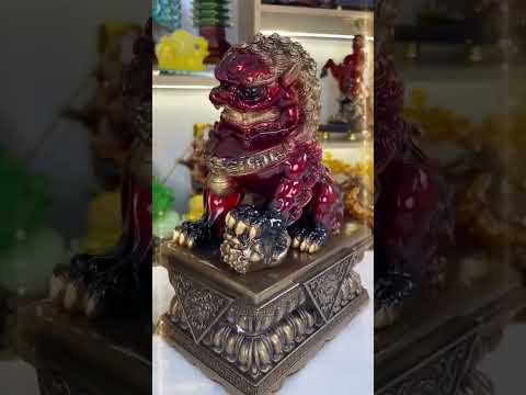 Cặp Đôi Sư Tử Phong Thủy Bằng Composite — video