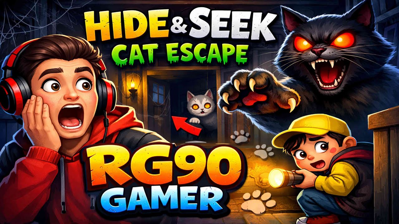 🎭 HIDE & SEEK CAT ESCAPE ! 😱 | THE HARDEST LEVEL 🥵 | LIVE 🔴 NOW | 