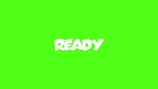 Ready, fight Green Background 