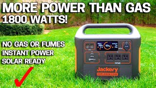 Jackery 1800 WATT Battery & Solar Generator - Jackery Explorer 1500 Review