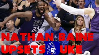 Nathan Baines Game Winner Vs Duke Raised Thousands For Hurricane Dorian Fundraiser Reaction