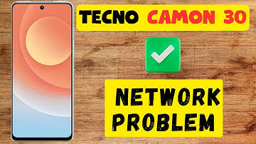 Tecno Camon 30 Network Problem || How to solve network issues || Network not working