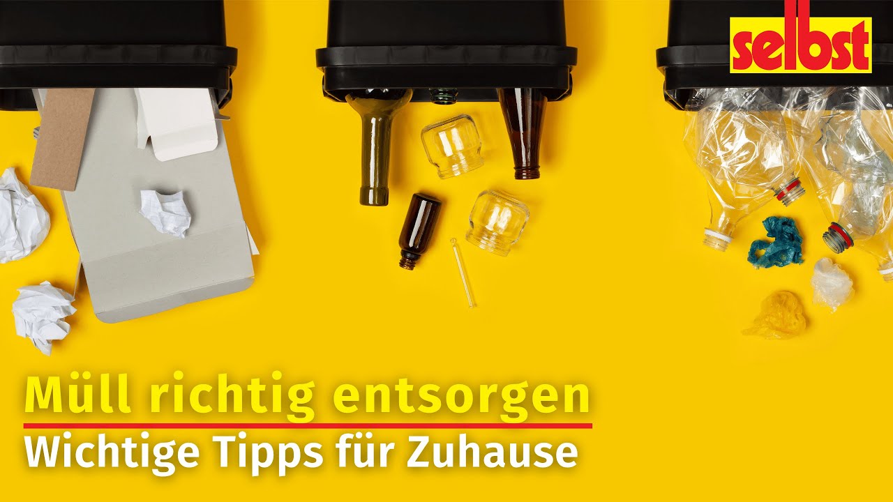 Nie wieder Mülltrennungs-Frust! So geht’s clever