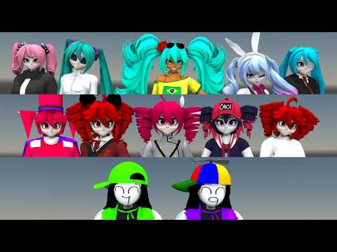 Prisma 3D vocaloid versions MEGA PACK!! + 3 bonus characters